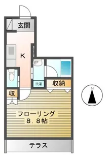 メゾン・ド・ルミエール【1階】の間取り