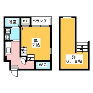 ハーモニーテラス千種【1階】の間取り