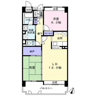 bePLACE【2階】の間取り