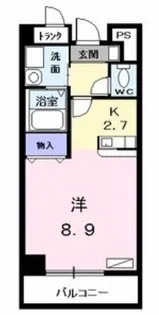メゾンカルム【1階】の間取り