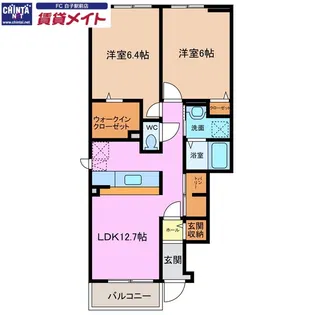 ランドマーク88 C棟【1階】の間取り