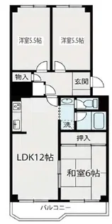 ドルフ青葉台 3号棟【5階】の間取り