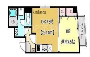 lala3710【1階】の間取り
