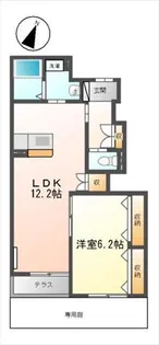 モンテ ミル【1階】の間取り