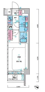 ガリシア西馬込【5階】の間取り