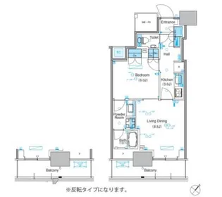 パークアクシス豊洲キャナル【10階】の間取り