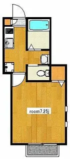 クレスト駒込II【1階】の間取り