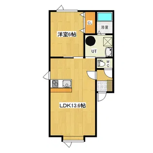 コンフォート33【1階】の間取り