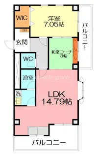 ブランアール【2階】の間取り