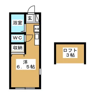 プラージュ【2階】の間取り