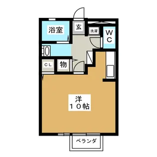 アベリヤ【1階】の間取り