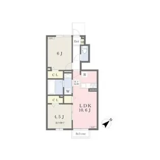 セイジュB【1階】の間取り