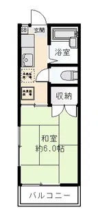 コーポオクシマ【2階】の間取り