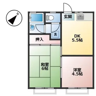 ジュリアナローズ【1階】の間取り