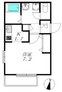 Casadealivio【2階】の間取り