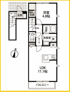 コメット日吉【2階】の間取り
