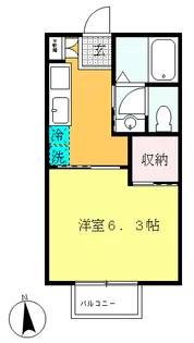 インプレス鎌倉III【1階】の間取り