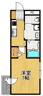 フローラ日吉【2階】の間取り