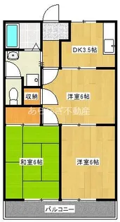 静岡県浜松市中央区安松町【マンション】の間取り