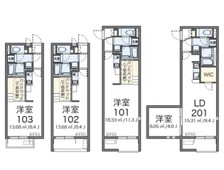 フロレゾン花見の里【2階】の間取り