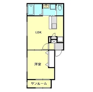KSFヴィレッジ【2階】の間取り