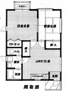 ビッグ・S-2【2階】の間取り