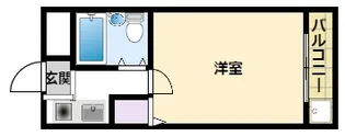 スペーシャス多田【2階】の間取り