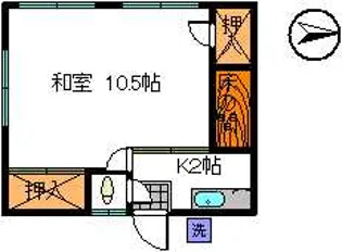 小林荘【2階】の間取り