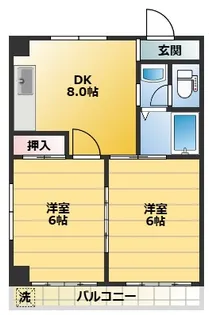 愛和ビル【2階】の間取り
