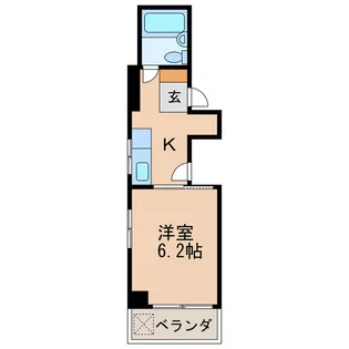 浅田屋ビル【3階】の間取り