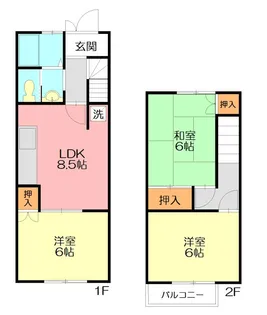 神奈川県中郡二宮町二宮【一戸建】の間取り