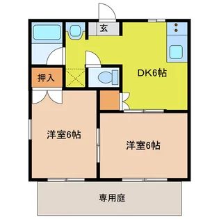 エスポワールガーデン Iの間取り