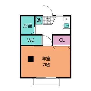 グランディールエルメス【1階】の間取り