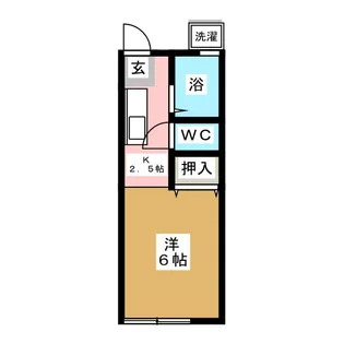 サニーハイツ 小川【1階】の間取り