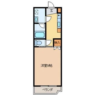 グランハイツ戸出【2階】の間取り