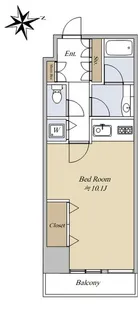 オークコート【4階】の間取り