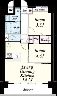 ルシエル【2階】の間取り