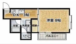 ハイツ大泉II【1階】の間取り