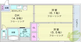 プチあさひ【2階】の間取り