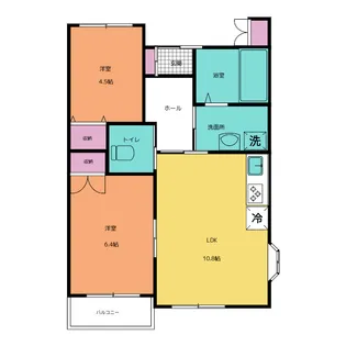 Marusu竜南【1階】の間取り