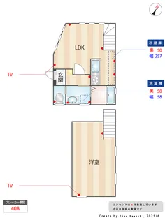 神奈川県横浜市西区中央2【一戸建】の間取り
