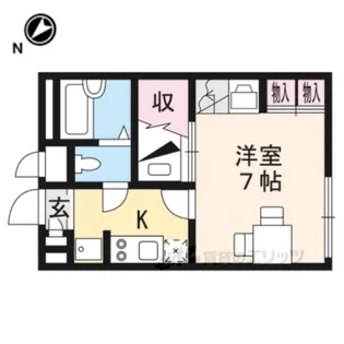 レオパレス伸和【1階】の間取り