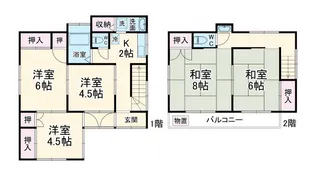神奈川県綾瀬市小園【一戸建】の間取り