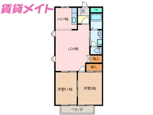 セピアガーデンI【1階】の間取り