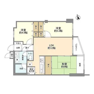 パレ二子玉川【2階】の間取り