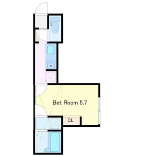 プラムハイツ【1階】の間取り
