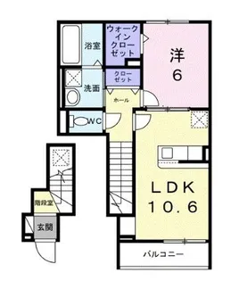 東京都小平市栄町2【アパート】の間取り