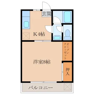 田代アパート【2階】の間取り
