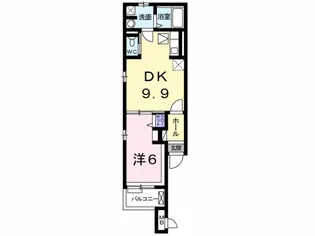 アームズ木更津【2階】の間取り