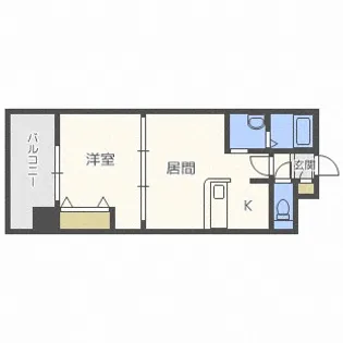 SOUTHERN CROSS 313【2階】の間取り